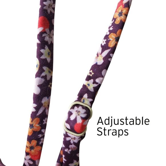 Sanctuary 1 Piece Retrograde Micro Garden Side Tie Ruched Swimsuit Size M - Picture 9 of 16